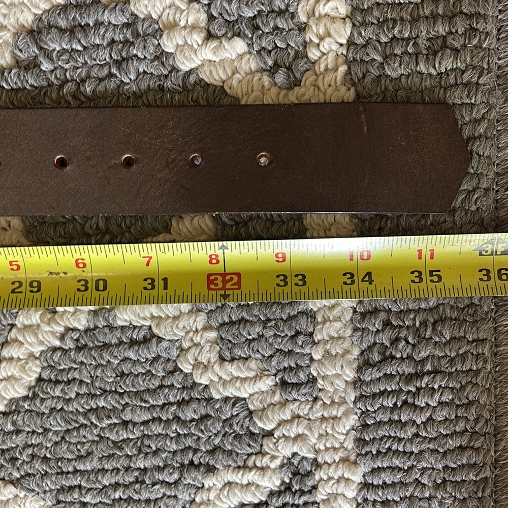 COPY - Virgin saints and angels brown belt with cross buckle - Picture 3 of 6